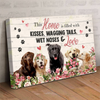 This Home Is Filled With Love Labrador Canvas