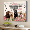 This Home Is Filled With Love Labrador Canvas