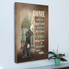 Home Is Where Love Resides Cane Corso Canvas