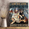 Happily Ever After Girl Rottweiler Canvas