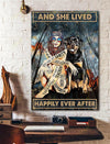 Happily Ever After Girl Rottweiler Canvas