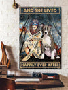 Happily Ever After Girl Pit Bull Canvas