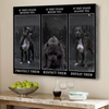 Protect Respect Defeat Pit Bull Canvas