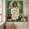 Sunflower I Am Your Dachshund Canvas