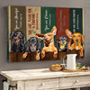 You Are Beautiful Dachshund Canvas