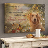 Smile And Start Again Golden Retriever Canvas