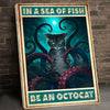 Be An Octocat Cat Canvas