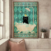 Wash Away Troubles Cat Canvas