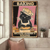 Baking Instead Of Killing Cat Canvas