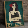 Catrina Cat Mom Canvas