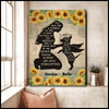 Personalized Sympathy Gift For Loss Of Dog Sunflower Chihuahua Memorial Canvas