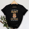 Mother&#39;s Day Gift For Cat Lover Rocking Aunt And Cat Mom Tshirt