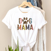 Mother&#39;s Day Gift For Dog Lover Leopard Pattern Colorful Dog Mama Tshirt