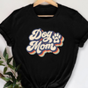 Mother&#39;s Day Gift For Dog Lover Retro Dog Mom Tshirt