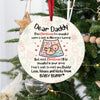 51546-Gift For Dad To Be Next Christmas I&#39;ll Be Snuggled In Your Arms Ornament H0