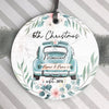 52107-Personalized 6th Christmas Married Ornament, 6 Years Wedding Gift For Wife Ornament H0