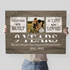 52387-Personalized 9 Years Anniversary Gift For Her Custom Photo, 9th Anniversary Gift For Him, Together We Built A Life Poster H0