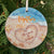 Personalized Beach Wedding Anniversary Gift, 2 Years Married, Our 2nd Christmas Together Ornament