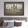 52675-Personalized 5 Year Anniversary Gift For Wife, 5th Anniversary Gift For Husband Custom Photo Together We Built A Life Framed Canvas H0