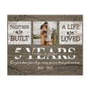 52535-Personalized 5 Year Anniversary Gift For Wife, 5th Anniversary Gift For Husband Custom Photo Together We Built A Life Puzzle H2