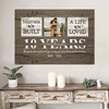 52560-Personalized 10 Year Anniversary Gift For Her, Tin Anniversary Gift For Him Custom Photo Together We Built A Life Peel &amp; Stick Poster H0