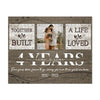 52601-Personalized 4 Year Anniversary Gift For Her Custom Photo, 4th Anniversary Gift For Him, Together We Built A Life Puzzle H0