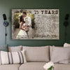52902-Personalized 15th Wedding Anniversary Gift For Her, 15 Years Anniversary Gift For Him, I Love You The Most Canvas H1