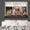 Personalized 1st Wedding Anniversary Gift For Her, 1 Year Anniversary Gift For Him, A Little Bit Crazy Canvas