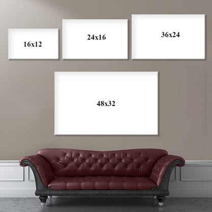 53300-Personalized 2nd Wedding Anniversary Gift For Her, 2 Years Anniversary Gift For Him, Welcome Our Forever Canvas H0