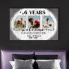 53294-Personalized 6th Wedding Anniversary Gift For Her, 6 Years Anniversary Gift For Him, Welcome Our Forever Canvas H0