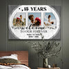 53308-Personalized 15th Wedding Anniversary Gift For Her, 15 Years Anniversary Gift For Him, Welcome Our Forever Canvas H0