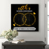 53695-Personalized 6th Wedding Anniversary Gift For Her, 6 Years Anniversary Gift For Him, I Loved You Then Canvas H1