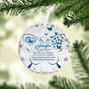 54809-Personalized Butterfly Memorial Christmas Ornament, Loss of Loved Ones, Sympathy Gift Ornament H0