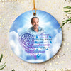 55503-Personalized Gifts For Loss Of Husband, Sympathy Gift Loss of Loved One Ornament, Forever In Our Hearts Ornament H0