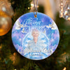 55507-Personalized Memorial Christmas Ornament, In Loving Memory Ornament, Custom Photo Sympathy Ornament H0