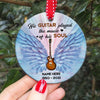 55729-Personalized Guitar Player Memorial Christmas Ornament, Guitarist Sympathy Ornament H0