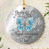 55719-I Used To Be His Angel Ornament, Loss Of Father, Memorial Keepsake For Daughter Ornament H0