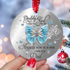 55722-I Used To Be His Angel Ornament, Loss Of Father, Memorial Keepsake For Daughter Ornament H1