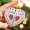 55746-Personalized I Am Not A Widow Ornament, Loss Of Husband, Husband With Wings Ornament H1