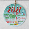 56069-2021 Christmas Ornament, 2021 Pandemic Commemorative Bauble, 2021 Look Back Ornament H0