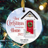 Personalized Our First Home Christmas Ornament, Housewarming 1st Christmas in New Home Ornament