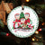56858-Personalized Family Of 3 Christmas Ornament, New Parents Gift, Opening Christmas Presents Family Member Ornament H0