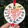57186-Skull Naughty Gift For Him, I Promise To Always Be Your Side Under Or Top Of You Christmas Ornament H0