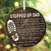 57213-Gift For Stepdad, Stepfather Gift, Bonus Dad Christmas Ornament H0