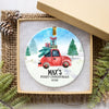 Personalized Baby&#39;s First Christmas Truck, Custom Baby Boy Truck Christmas Ornament