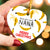 57408-Funny Christmas Gift For Grandma, Bananas Best Nana Christmas Ornament H0