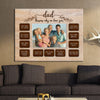 57681-Personalized Gift For Dad, Reason Why We Love You Father Gift Canvas H0