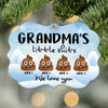 57954-Personalized Funny Christmas Gift For Grandma, Grandma&#39;s Little Shit Kids Name Christmas Ornament H1