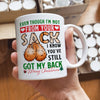 59174-Funny Christmas Gift For Bonus Dad, Not From Your Sack, Step Dad Mug H0