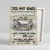 Gift For Dad From Daughter, Gift For Fishing Dad Canvas